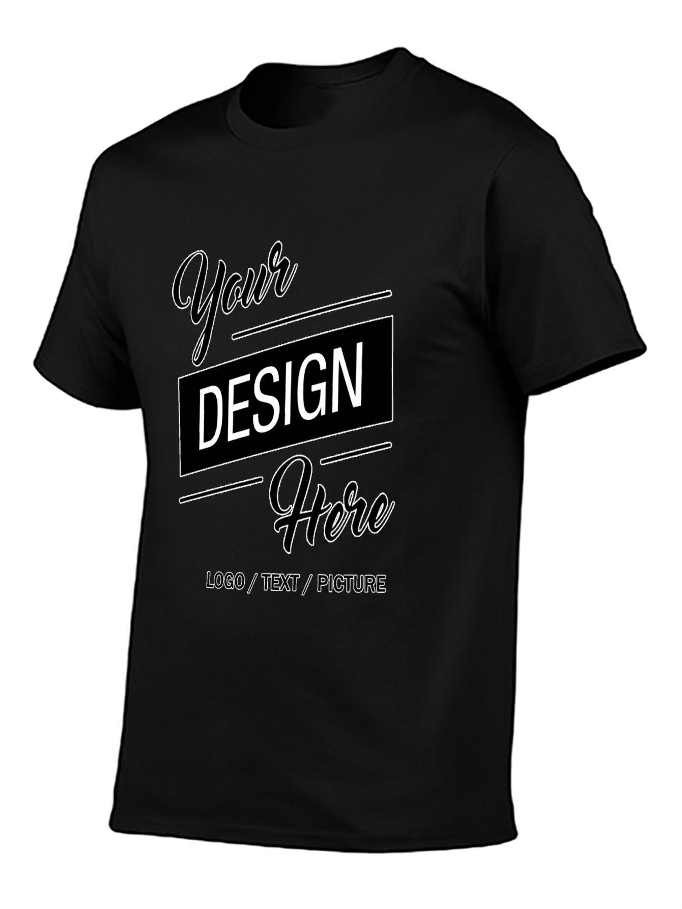 Customizable Multi-Color US Size Adult Heat Transfer T-Shirt – Double-Sided Print