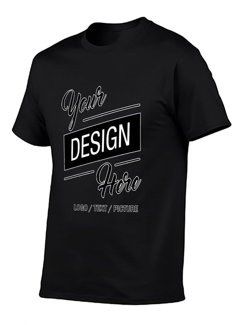 Customizable Multi-Color US Size Adult Heat Transfer T-Shirt – Double-Sided Print